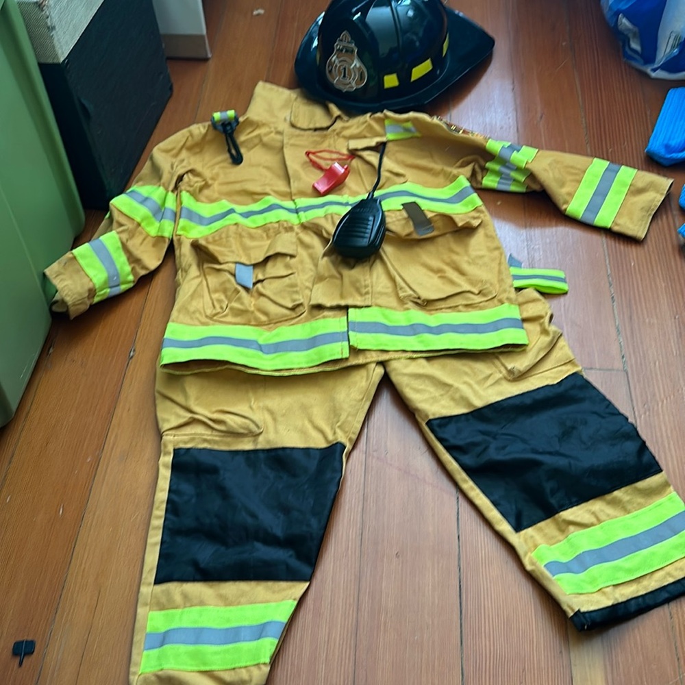Fire fighter or fireman costume